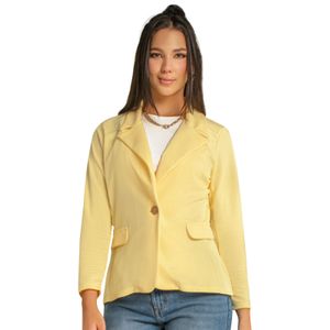 Blazer Mujer Amarillo Atypical 34759
