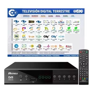 Decodificador Tdt Digital Hdmi Rca Usb Con Control Remoto