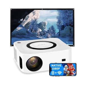 Proyector LED 7000 Lumenes Android 9 Doble Parlante Y9 Miracast