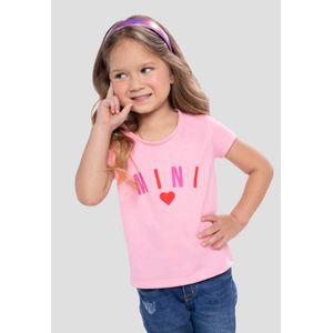 Camiseta Infantil Femenino Rosa Mp 291
