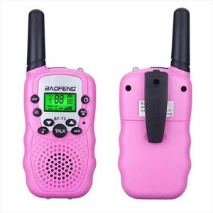 Radios Mini Walkie Talkies Baofeng Bf T3 X 2 Unidades Rosa