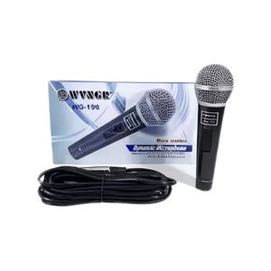Micrófono Alámbrico Wg-196 Con Cable Plug 6.3mm