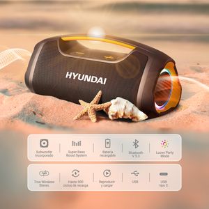 Parlante Hyundai 120Watts/Rms HYSPBT798