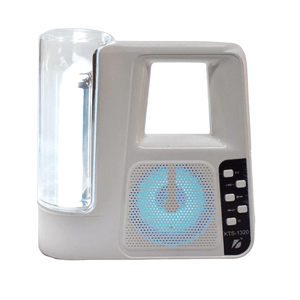 Parlante Recargable 3" KTS-1320 Color Blanco Con Linterna Bluetooth Y FM