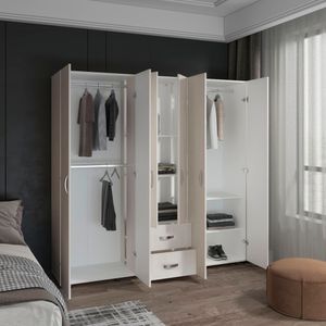 Closet Barilo 200X200X50 RTA Niebla Blanco