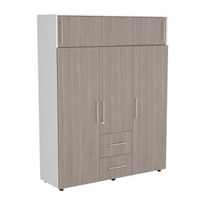 Closet Bigaf 204X160X50 RTA Bardolino Blanco