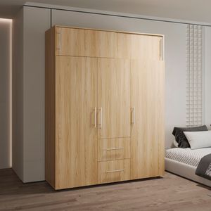 Closet Bigaf 204X160X50 RTA Fresno Eu Blanco