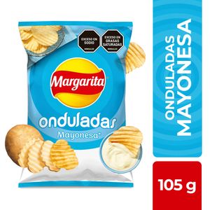Snack Papas Margarita Onduladas Mayonesa 105 Gr
