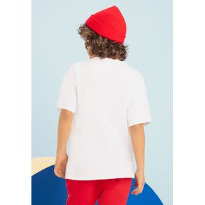 Camiseta Infantil Masculino Blanco Mp 102775