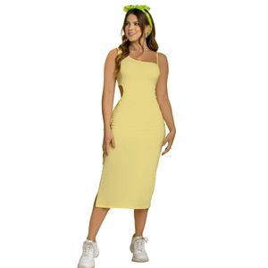 Vestido Juvenil Amarillo Pastel Atypical 93562