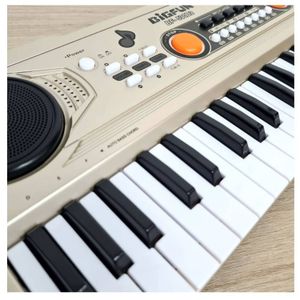Piano Organeta Eléctrica Usb 49 Teclas 16 Tonos Con Microfono