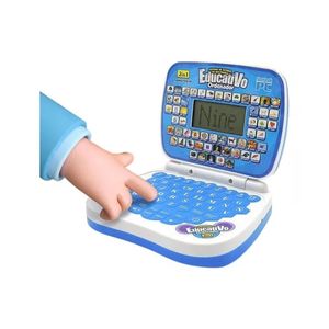 Laptop Didáctica Computadora Juguete Para Niños 8002 Color Azul