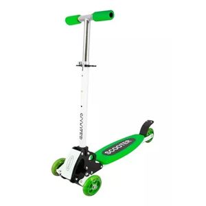 Patineta Monopatín Scooter Metalizada Verde
