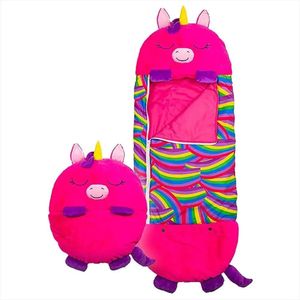 Happy Bolsa De Dormir Sleeping Para Niños 1,30cm Unicornio Fucsia