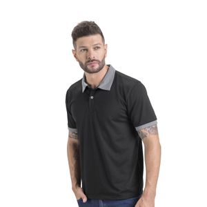 Polo Masculino Negro Mp 3354