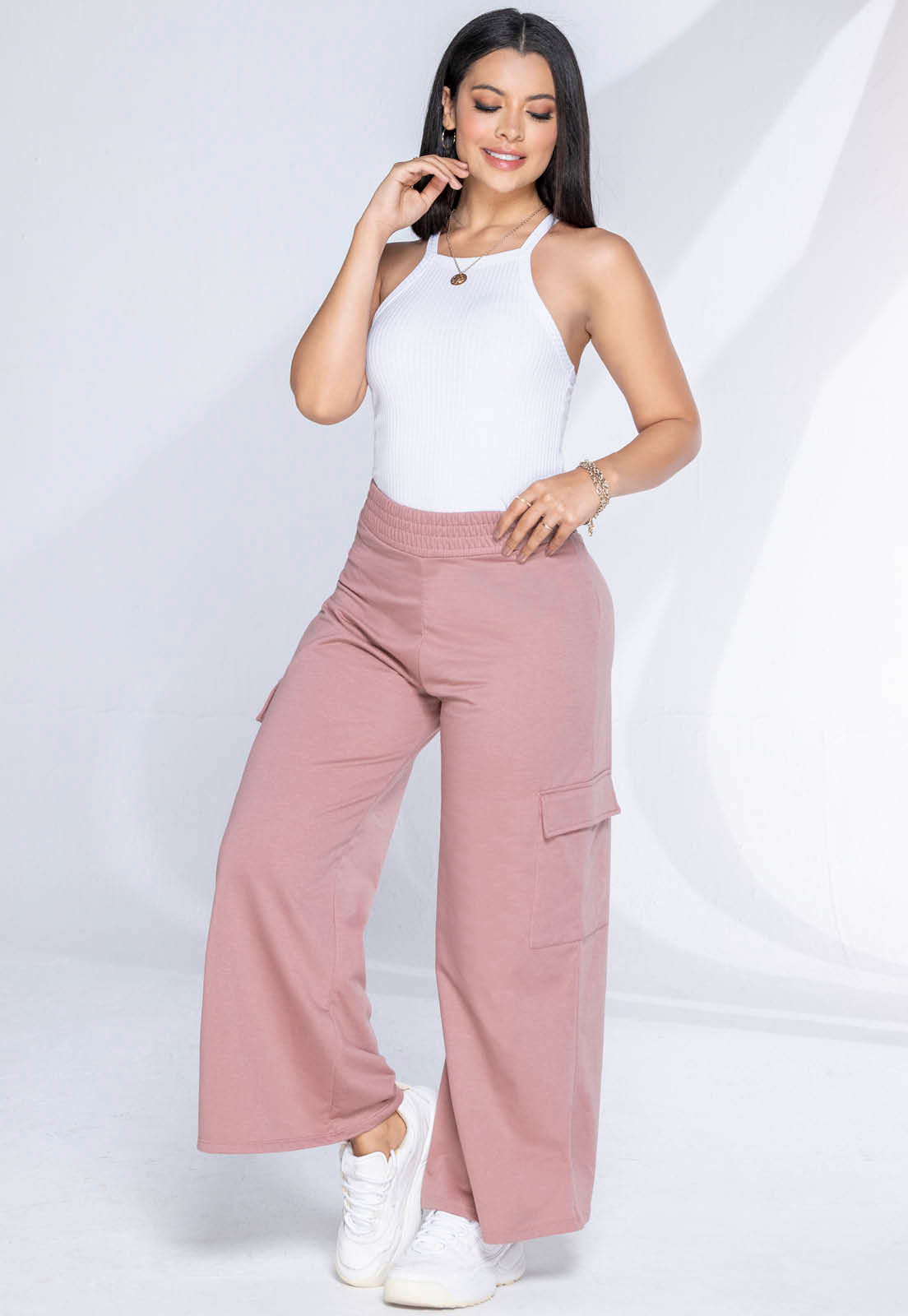 Pantalon Rosa Palo Con Que Color Combina Outfit Pantalón Rosa