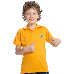 Camiseta Polo Infantil Mostaza Mp 88963