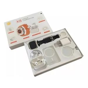 Reloj Smart Watch One Pixel 8 en 1 Combo Reloj Blanco