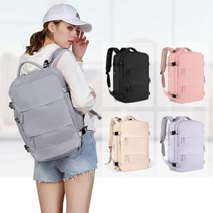 Maleta Equipaje Mano Para Viaje Multifuncional Grande Gris