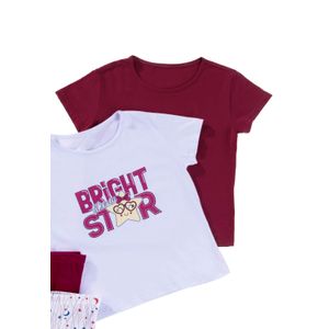 Camiseta Paq X2 Infantil Multicolor Mp 3064