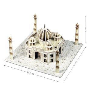 Rompecabezas 3D Taj Mahal - 39 Pz Nivel Inicial - Cubic Fun