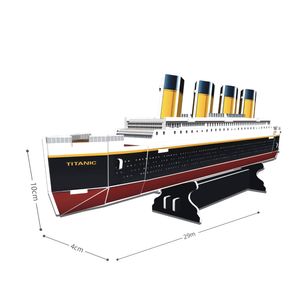 Rompecabezas 3D Titanic - 30 Piezas Nivel Inicial - Cubic Fun