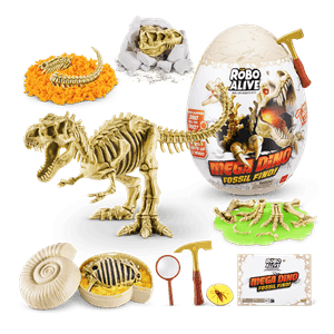 Huevo Dino Fosil Mega Dino Blanco - Robo Alive