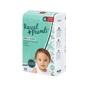 Pañales Rascal + Friends T4 X 34 Unds