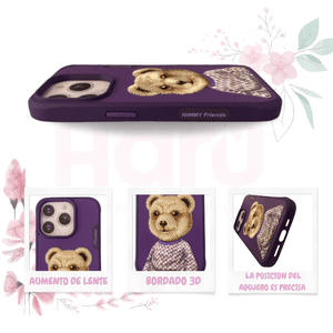 Estuche Nimmy diseño bordado compatible iphone 14 Pro