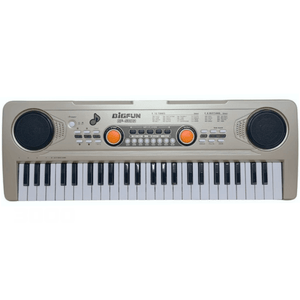 Organeta Piano Electrónico Para Niños 49 Teclas USB BFColor530 Color Dorada