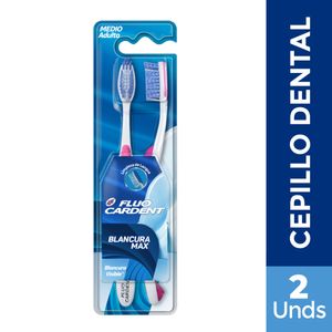 Cepillo de Dientes Fluocardent Blancura Max X2 Unds