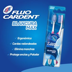 Cepillo de Dientes Fluocardent Blancura Max X2 Unds