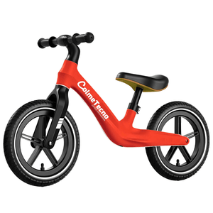 Bicicleta De Equilibrio Para Niños De 2-6 Años Sin Pedales-ROJO