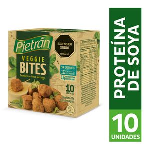 Albóndigas Pietrán Veggie Bites A Base De Soya 200 G x10 Unds