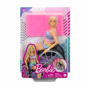 Muñeca Barbie Fashion Silla Rueda Mda