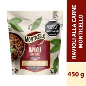 Ravioli de Monticello Alla Carne 450 G