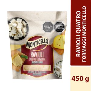Ravioli Monticello Quattro Formaggi 450 G