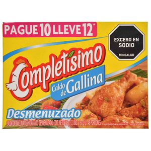 Caldo Completisimo Desmenuzado 108 G 12X10 Unds