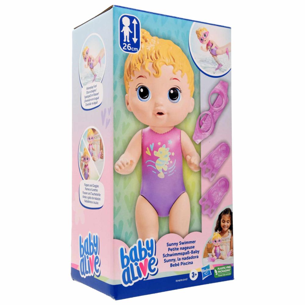 Descubre Muñeca Baby Alive Bebé Piscina Rubia Olímpica