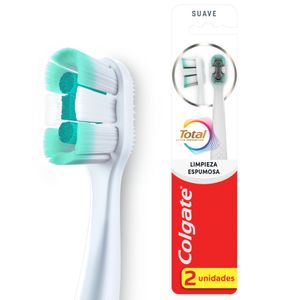 Cepillo de Dientes Colgate Total Prevención Activa Suave x2