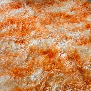 Tapete Terciopelo Naranja Pardo 2.00mt x 1.50mt