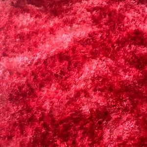 Tapete Terciopelo Rojo con Blanco 2.00mt x 1.50mt