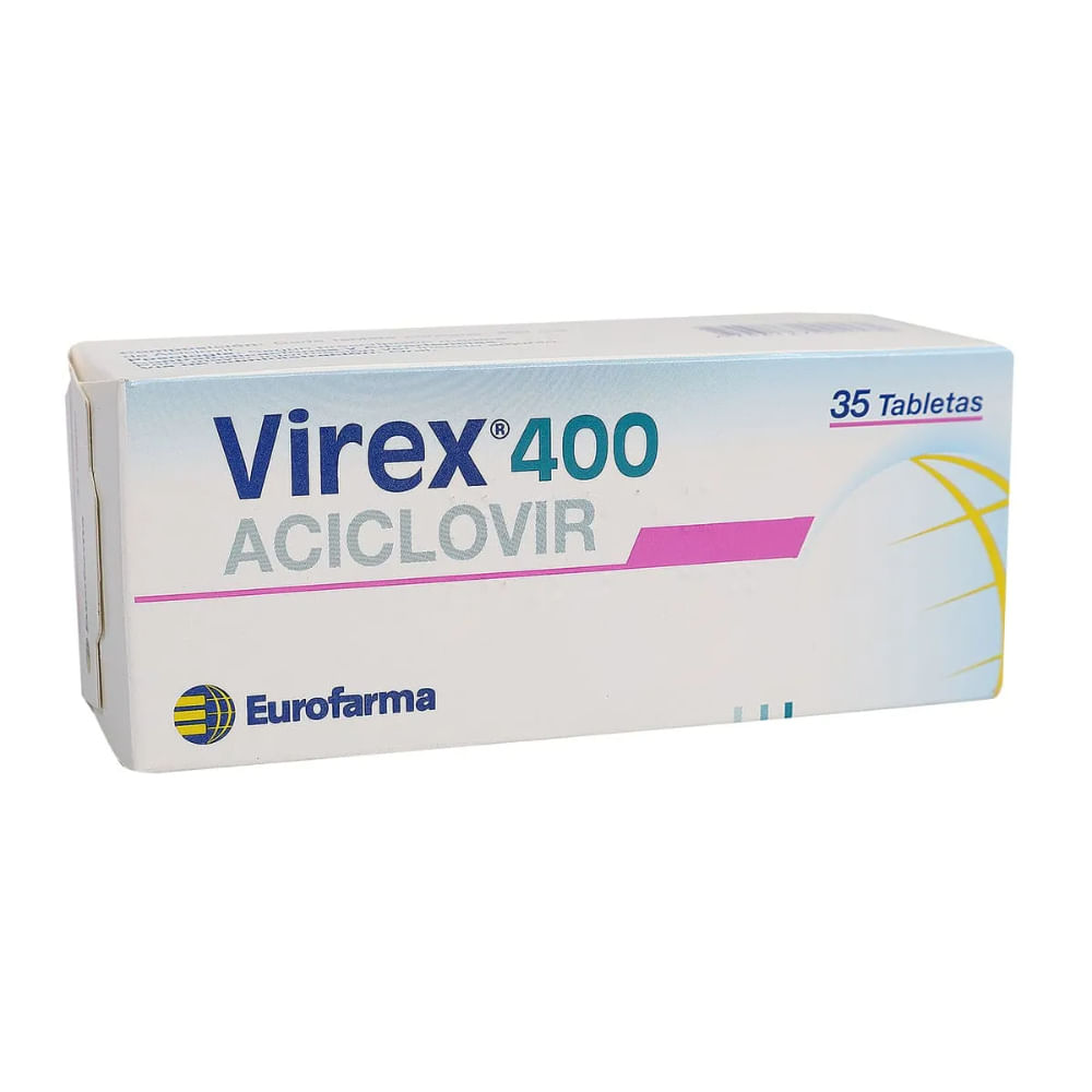 VIREX 400 MG CJ X 35 TAB