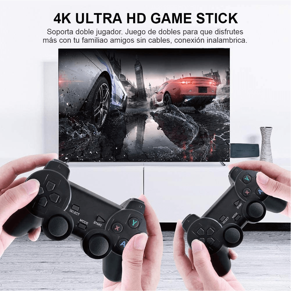 Consola De Juegos Retro Inalambrica 4k HDMI Game Stick 2.4G - Olímpica