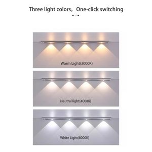 Luces Led Inalámbricas Con Sensor De Movimiento 60cm Recargable