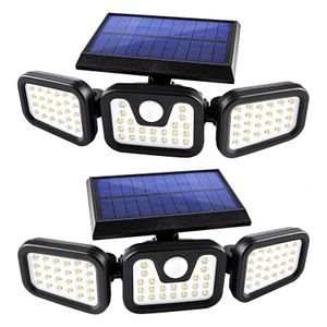 Lampara Solar Led Exterior 3 Modos Con Sensor Unidad