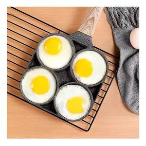 Sarten Antiadherente 4 Puestos Sarten Multifucional Huevos