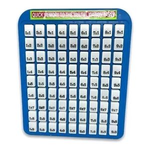 Juego Didactico Tablas De Multiplicar Facil Y Practico Color Niño
