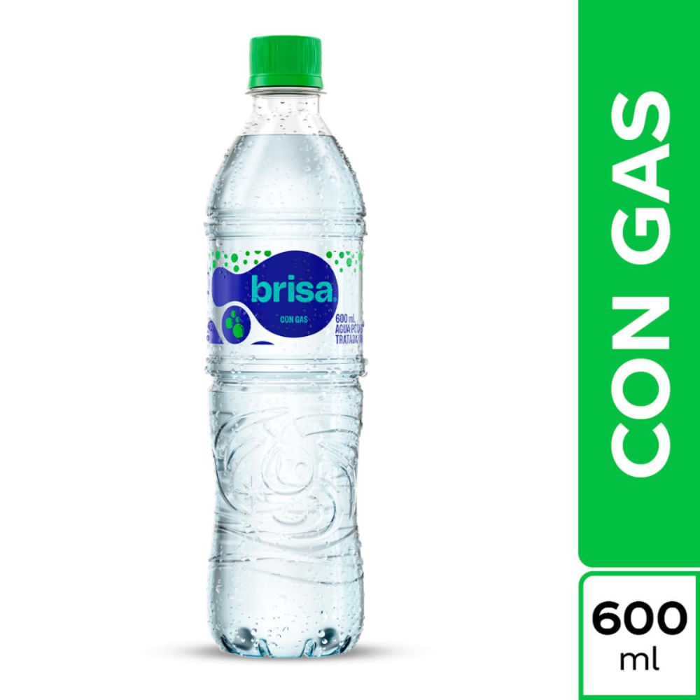 Agua Brisa con Gas 600 Ml AGUA BRISA C/GAS PET 600 ML