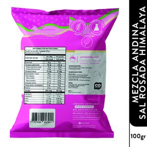 Pasaboca Monterojo Mezcla Andina Sal Rosada 100 G